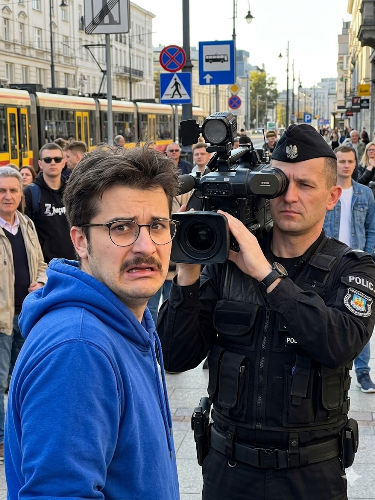 Kamera na mundurze policjanta nagrywa Cię bez pytania. Twoje dane są w systemie. Co możesz z tym zrobić?